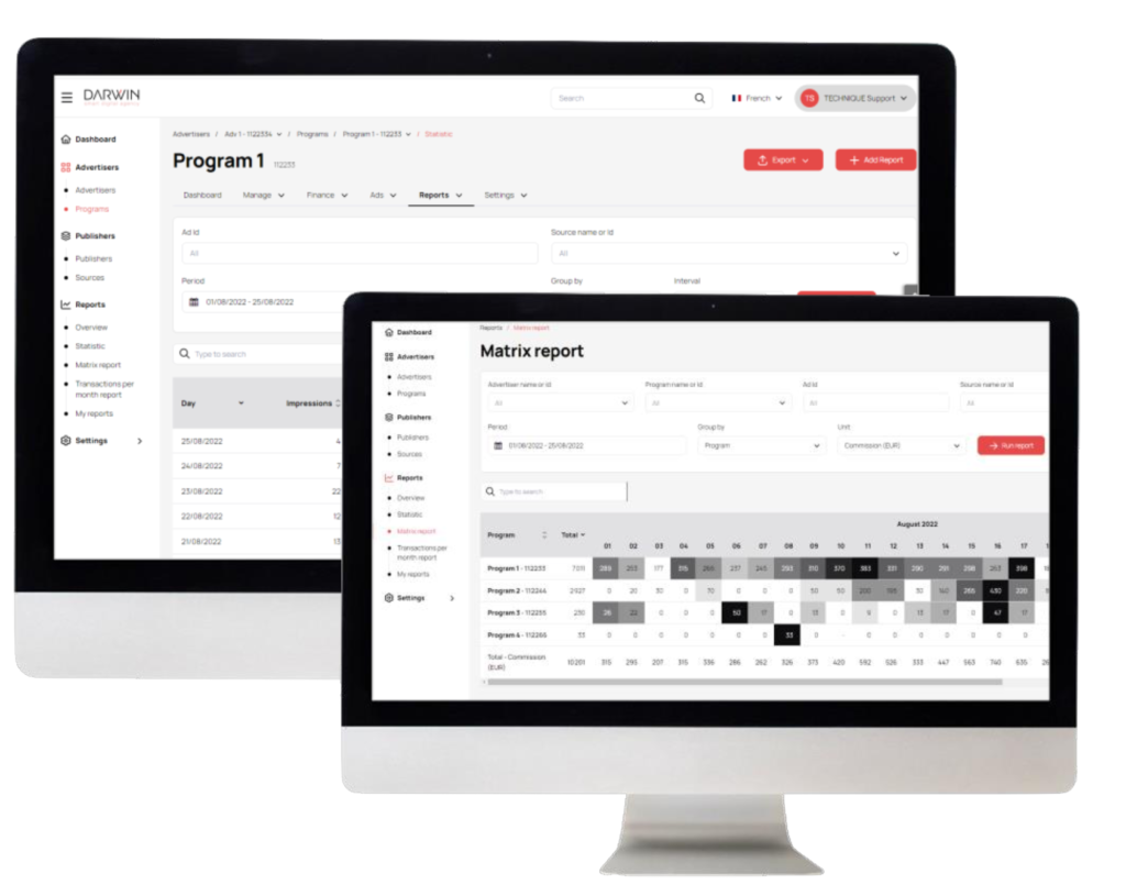 Tradedoubler Technology Reportings