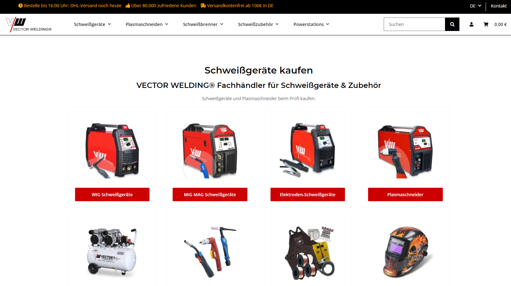 Vector Welding Schweißgeräte